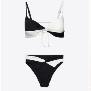 L*space ringo color block swimsuit set